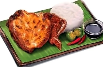 Chicken inasal with rice